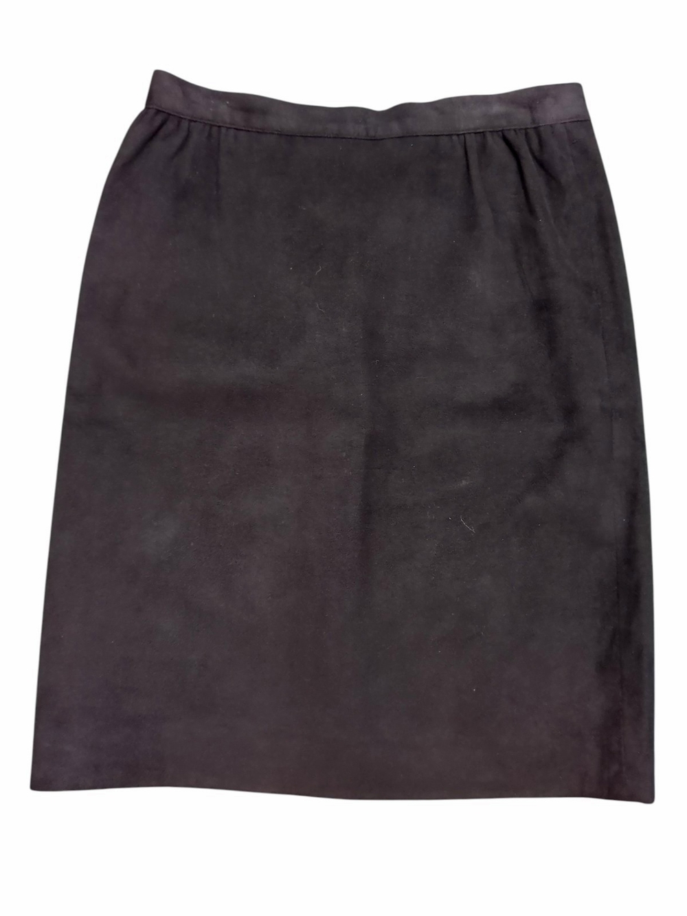 Roberta Bridal Black Pencil Skirt with Clean Waistband